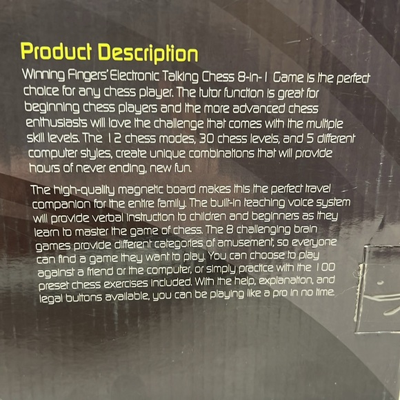 Electronic Chess set - Picture 7 of 16